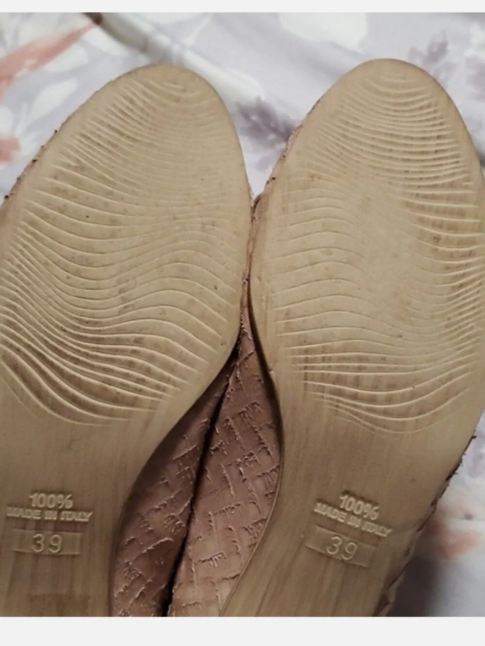 Gaia Bellagio Textured Ballet Flat Women Shoes in Light Pink - Casual Bow Detail